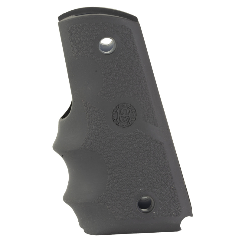 OverMolded, Rubber Grips, Finger Grooves, Cobblestone Texture, Slate Gray, Fits 1911 Officer 43002