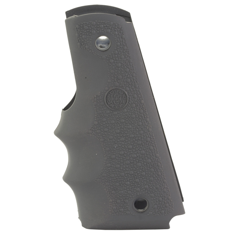 OverMolded, Rubber Grips, Finger Grooves, Cobblestone Texture, Slate Gray, Fits 1911 Government 45002