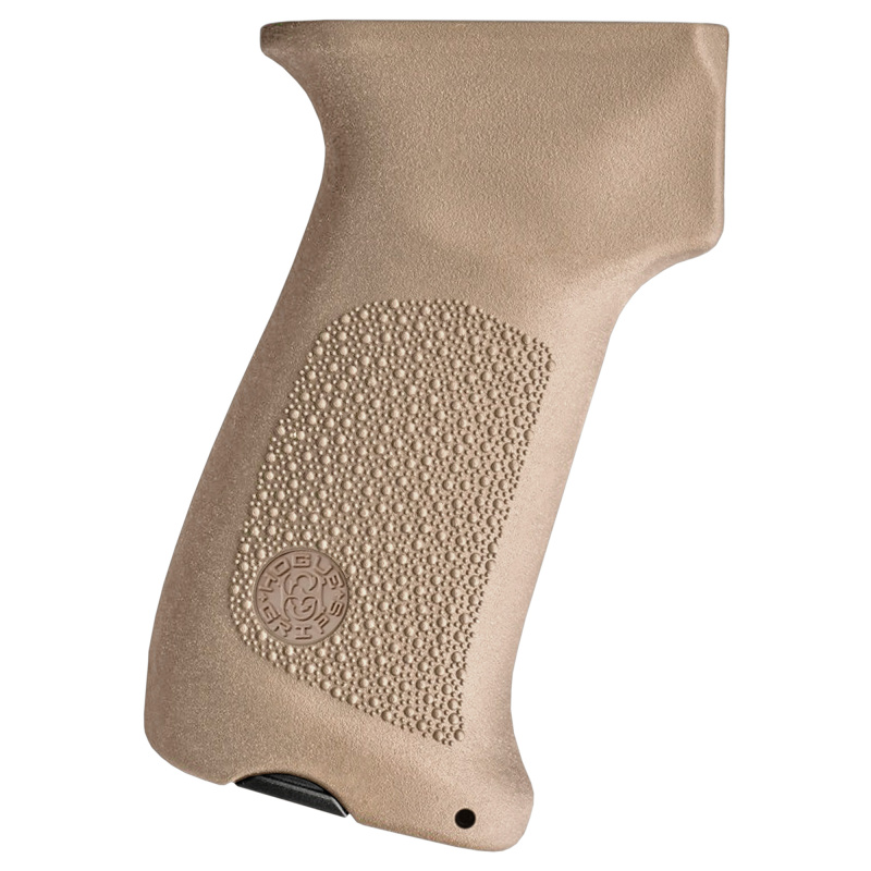 OverMolded Rubber Grip with Door, For AK-47/AK-74, Cobblestone Finish, Flat Dark Earth, No Finger Grooves 74033