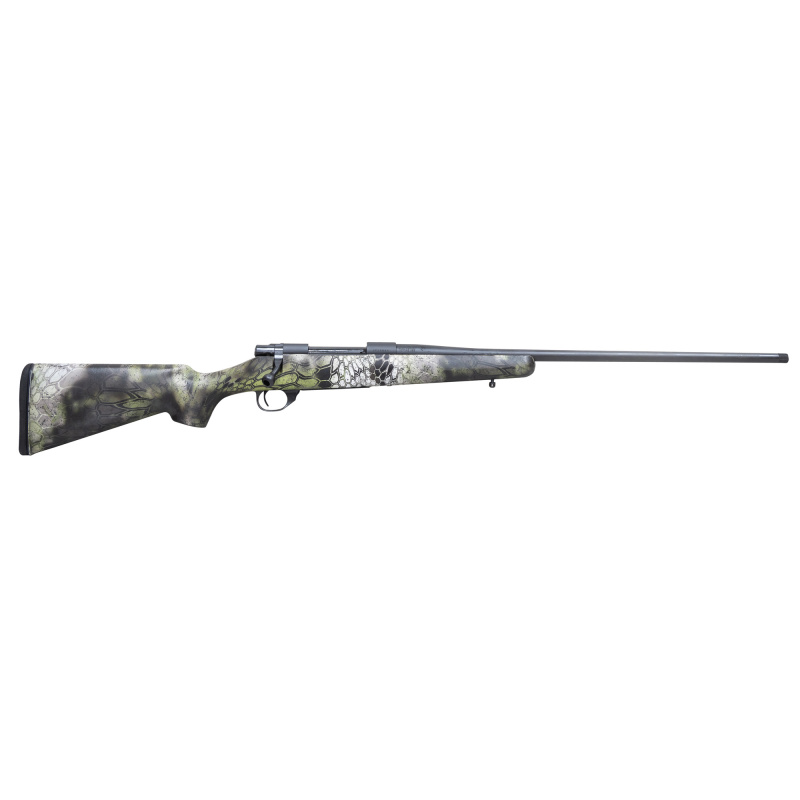 1500 Long Action, Carbon Stalker, Bolt Action Rifle, 7mm PRC, 24" Barrel, Threaded 1/2x28, Carbon Fiber Stock, Kryptek Altitude Camo Finish, 3 Position Safety, 4 Rounds, Hinged Floorplate Magazine, Right Hand HCBN7MMPRCKA
