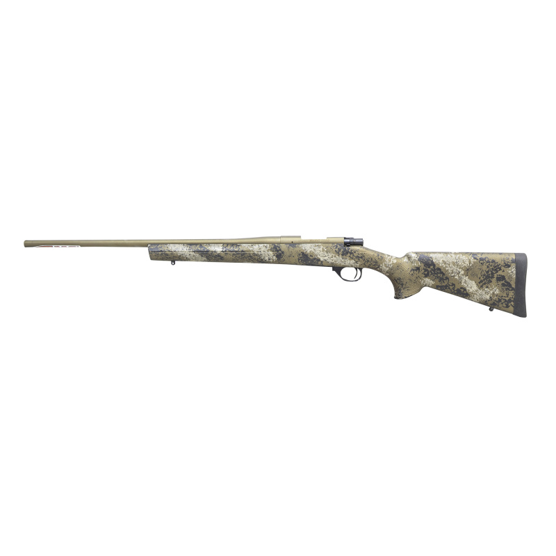 1500 Fence Line, Bolt Action Rifle, 270 Winchester, 22" Threaded Barrel, Scorched Earth Camo Hogue Stock, Burnt Bronze Barrel and Action, 5 Rounds HFN270SE