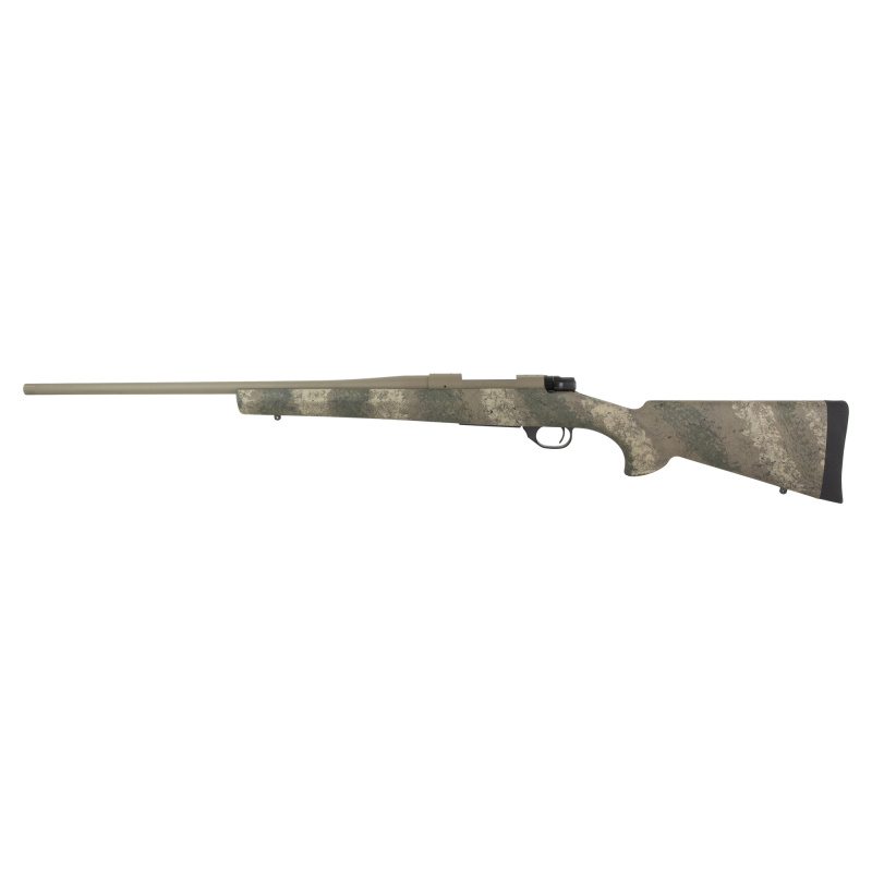 1500 Fence Line, Bolt Action Rifle, 6.5 Creedmoor, 22" Threaded Barrel, Prairie Reaper Camo Hogue Stock, Flat Dark Earth Barrel and Action, 4 Rounds HFN65CRPR