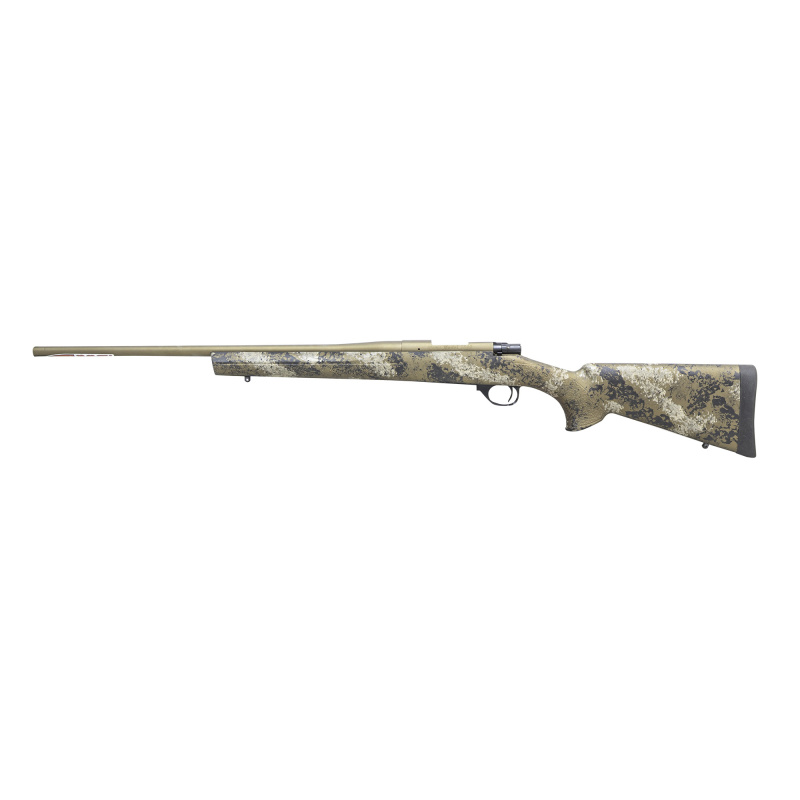 1500 Fence Line, Bolt Action Rifle, 22" Threaded Barrel, Scorched Earth Camo Hogue Stock, Burnt Bronze Barrel and Action, 4 Rounds HFN65CRSE
