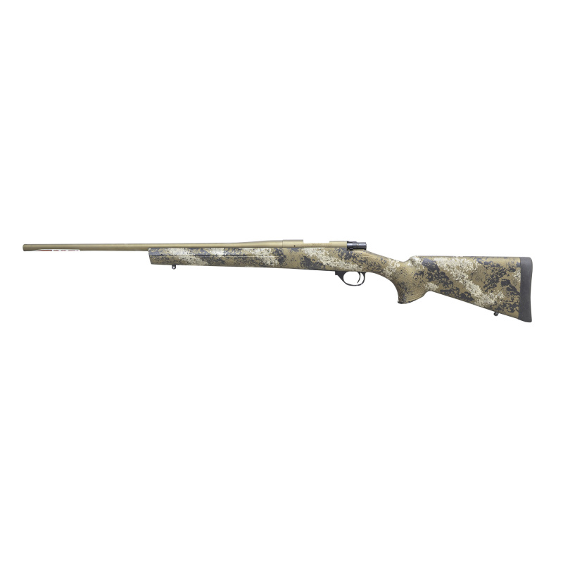1500 Fence Line, Bolt Action Rifle, 7MM PRC, 24" Threaded Barrel, Scorched Earth Camo Hogue Stock, Burnt Bronze Barrel and Action, 3 Rounds HFN7PRCSE