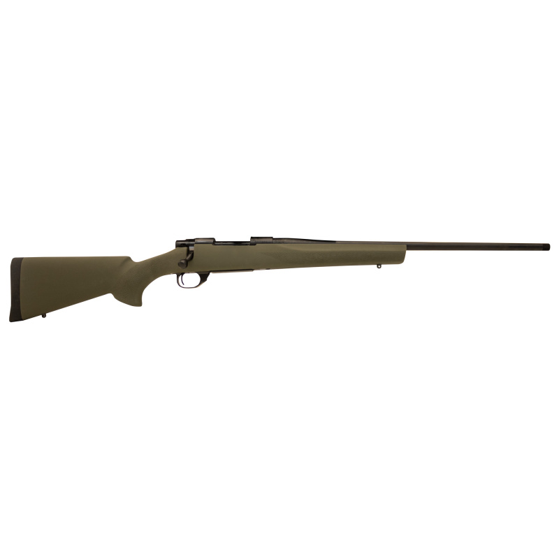 1500 Long Action, Bolt Action Rifle, 308 Winchester, Hogue Overmolded Stock, Green, 3 Position Safety, 4 Rounds, Hinged Floorplate Magazine, Right Hand HGR73133
