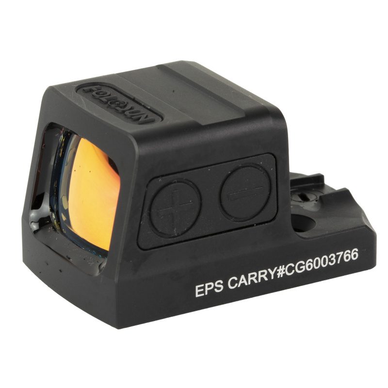 EPS Carry, Reflex Sight, 6 MOA Green Dot, Aluminum Housing, Matte Finish, Black, Solar with Internal Battery EPS-CARRY-GR-6