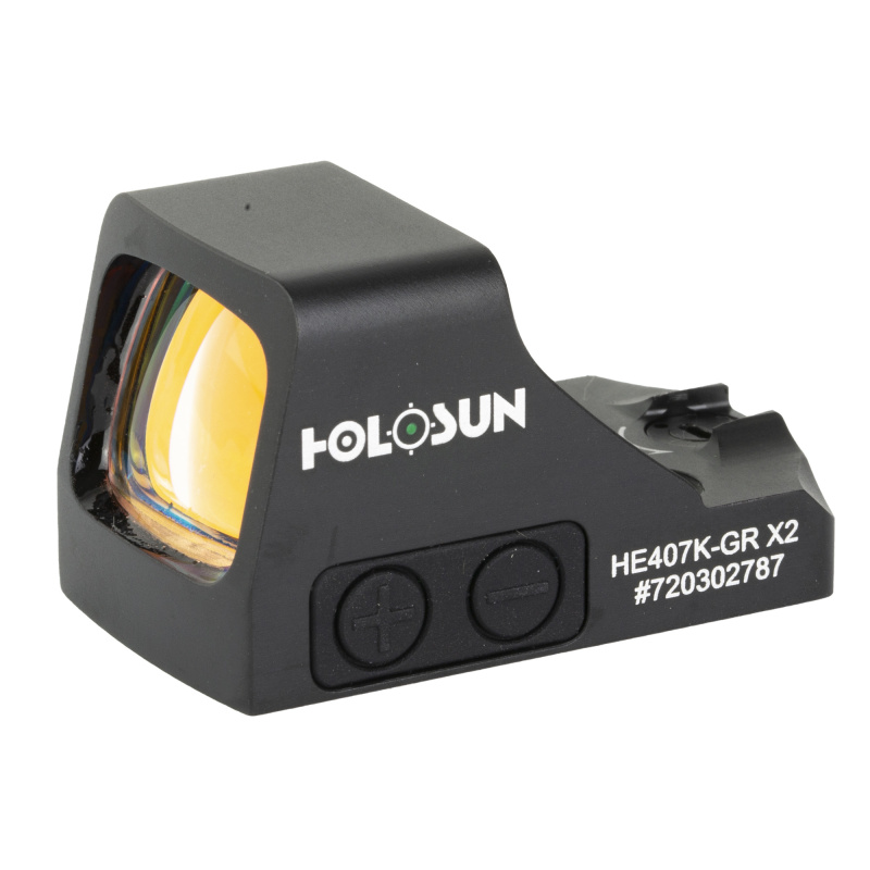 407K-X2 | Green Dot, Black Color, Side Battery, 6 MOA Dot HE407K-GR-X2