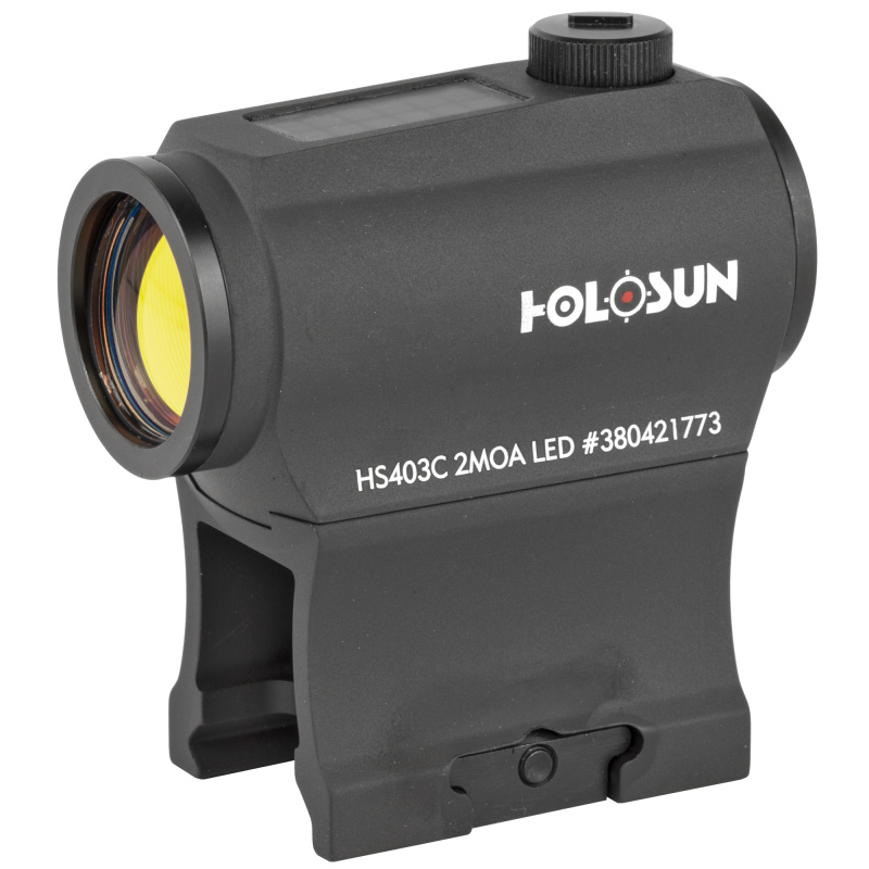Holosun PARALOW HS403C Red Dot |2 MOA Dot, Solar Charging, Low Mount + 1/3 Co-witness Mount Included DISCONTINUED