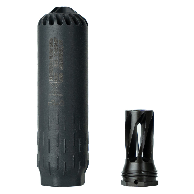 Flow 556K Suppressor Kit | Includes Flash Hider, 11.8 oz 5.5" Length 1.6" Diameter 17-4 Stainless Steel