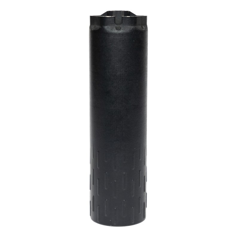 Flow 9K PCC, Suppressor, 9MM, 5.33" Length, 1.47" Diameter, Stainless Steel Construction, 8.5oz, Cerakote Finish, Black, Includes 1/2x28 Direct-Thread Adapter 3699