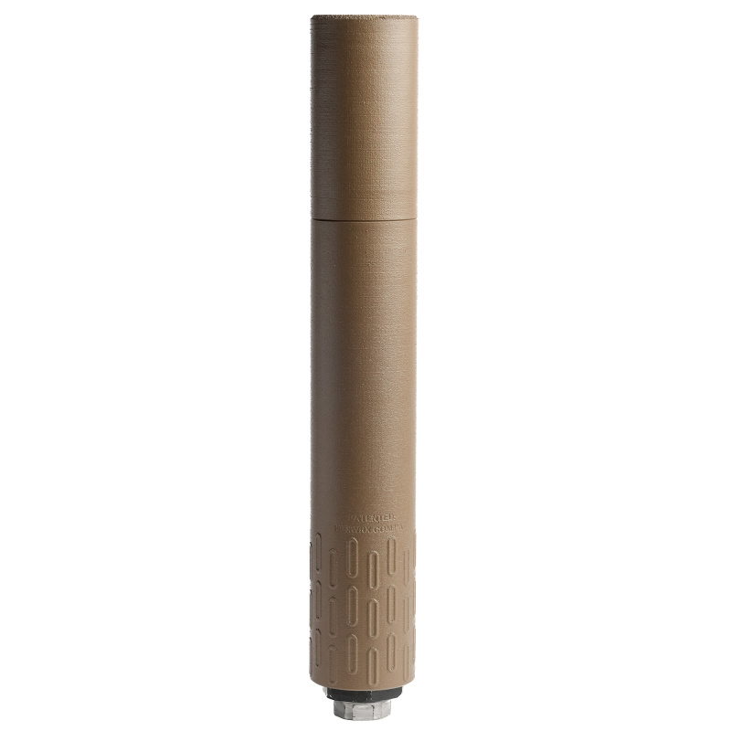 Flow 45M, Suppressor, 8.5", 45 Caliber, Cerakote Finish, Flat Dark Earth, Titanium Construction, Includes Booster Assembly 3800