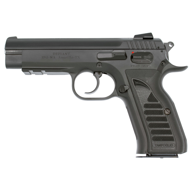 Force Combat, Semi-automatic, DA/SA, Steel Frame Pistol, 9MM, 4.4" Barrel, Matte Finish, Black, Nylon Grips, Adjustable Sights, Ambidextrous Safety, 16 Rounds TF-COMBAT-9