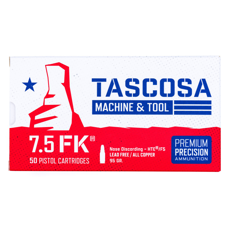 F5 Ammo, 7.5 FK, 95 Grain, Hollow Point, 50 Round Box TMT-HVF5-50