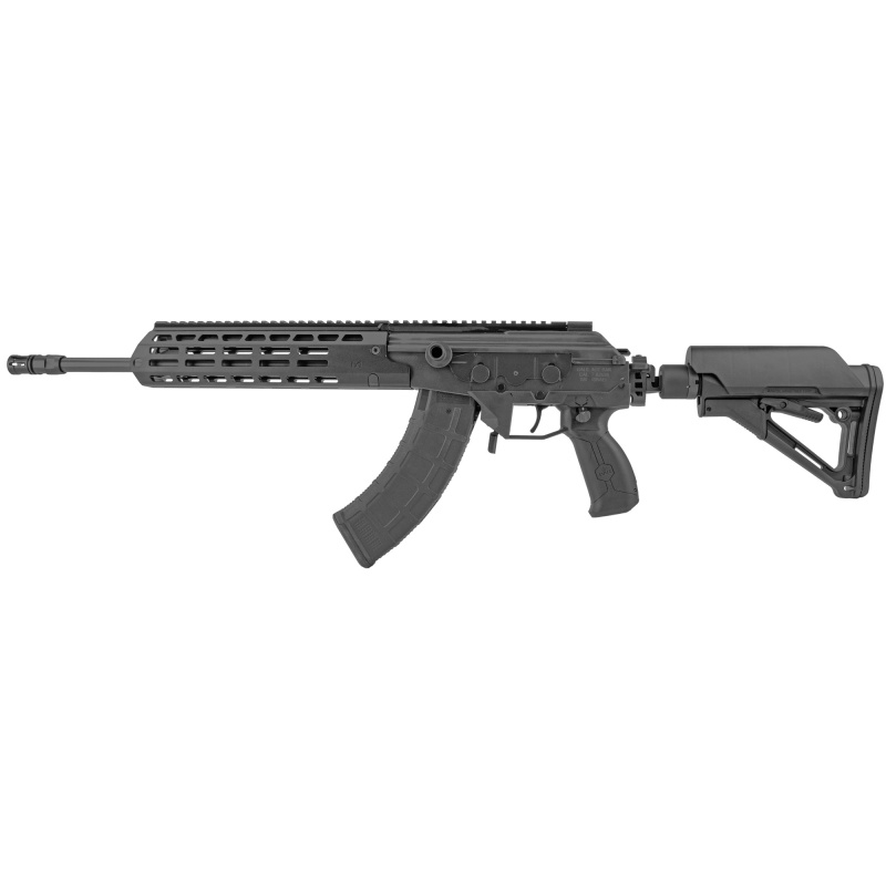 Galil Ace, Semi-automatic, 762x39, 16" Barrel, Black Finish, Side Folding Stock, Adjustable Night Sights, 30Rd, 1 Magazine GAR37