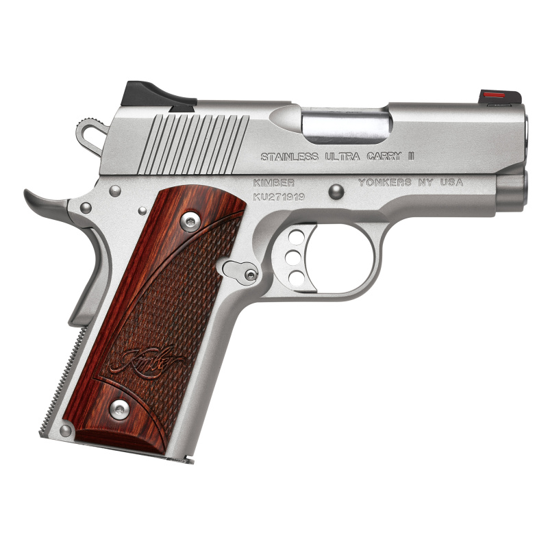 Stainless Ultra Carry™ II | 9mm, 3" Barrel, 8rd Magazine, Fiber Front Sight