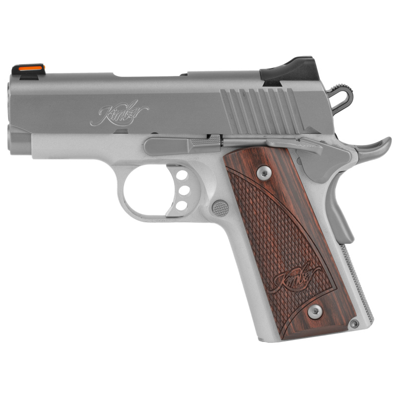 Stainless Ultra Carry™ II | 45 ACP, 3" Barrel, 8rd Magazine, Fiber Front Sight
