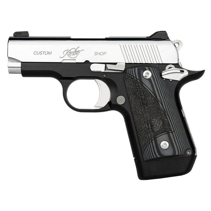 Micro 9, Black Diamond, Semi-automatic, 9MM, 3.15" Barrel, Polished Stainless Slide, Matte Finish, Black Frame, Night Sights, 7 Rounds 3300239