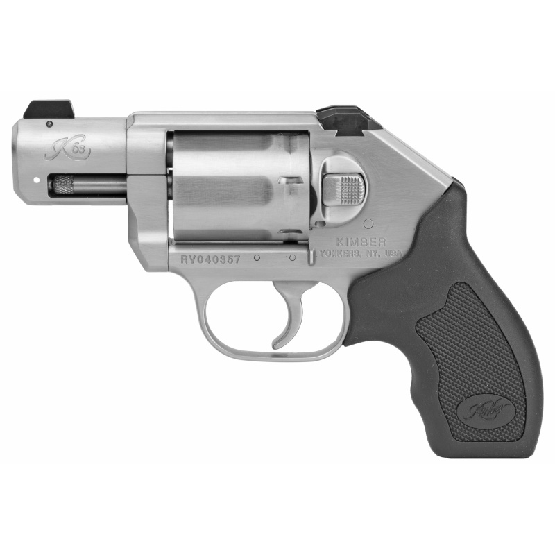 K6S Stainless, Double Action, Revolver, Small Frame, 357 Magnum, 2" Barrel, Stainless Steel Match Grade Barrel, Stainless Steel, Brushed Finish, Silver, Rubber Grips, White Dot Sights, Non-Manual Safety, 6 Rounds, California Compliant 3400010CA