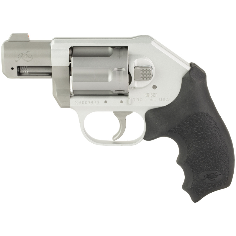 K6xs | 38 Special, 2" Stainless Barrel, Aluminum Frame, DAO, KimPro II Finish, 6 Shot, Rubber Grip