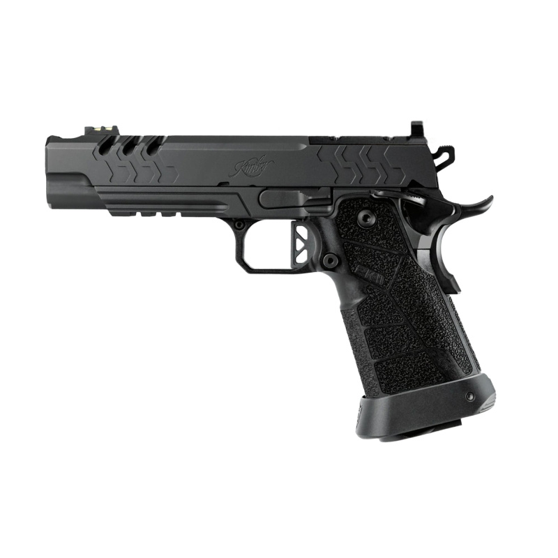 2K11, 1911, Semi-automatic, Full Size, Steel Frame Pistol, 9MM, 5" Compensated Barrel, DLC Finish, Black, Optic Ready, Fixed Sights, Manual Safety, (1)-17 Round and (2)-20 Round Magazines, Includes Magwell 3500103