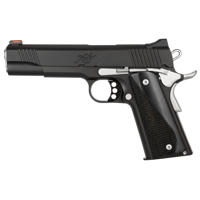 CUSTOM LW NIGHTSTAR, 1911, Semi-automatic, Full Size, 9MM, 5" Barrel, Matte Finish, Black, Laminate Grips, Fiber Optic, 9 Rounds 3700596