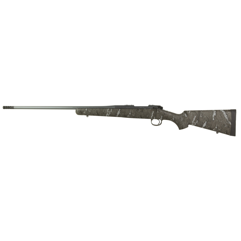 Hunter, Pro Desolve, Bolt Action Rifle, 6.5 Creedmoor, 22" Barrel, Muzzle Brake, Matte Finish, Silver, Fiber Re-enforced Polymer Stock, Desolve BAK Pattern, 3 Rounds, Includes Bipod 3700820