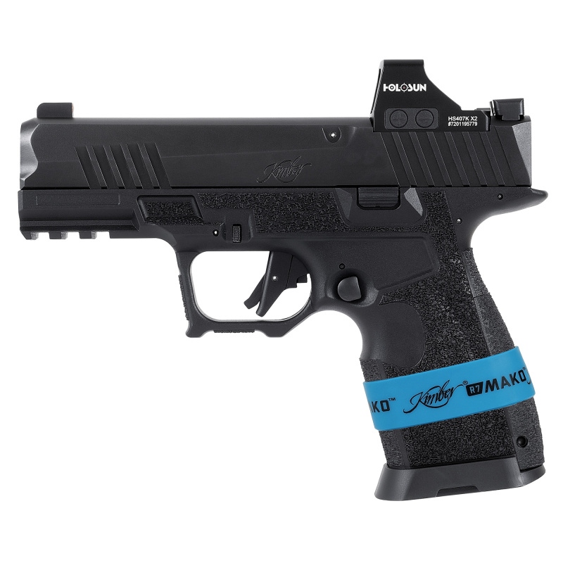 R7 Mako Carbon Compact, Semi-automatic Pistol, Striker Fired, Compact, 3.92" Barrel, Matte Finish, Black, Holosun 407K Red Dot Sight, 3-Dot TruGlo Tritium Pro Night Sights, 15 Rounds, 2 Magazines, Includes Black Point Tactical Holster 3800017