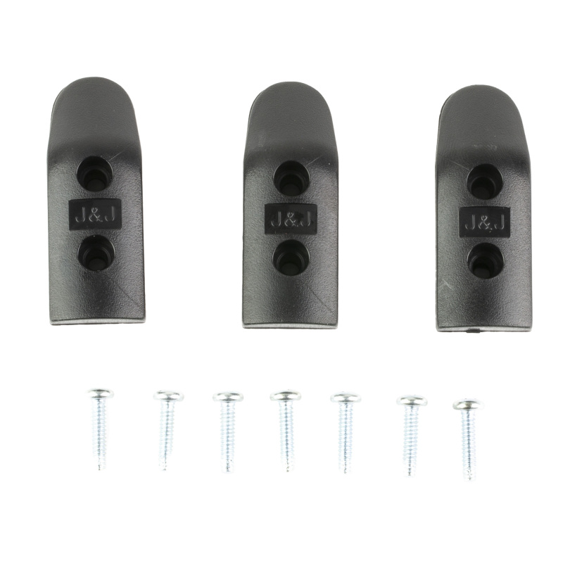 Bumper pads, set of 3, black
