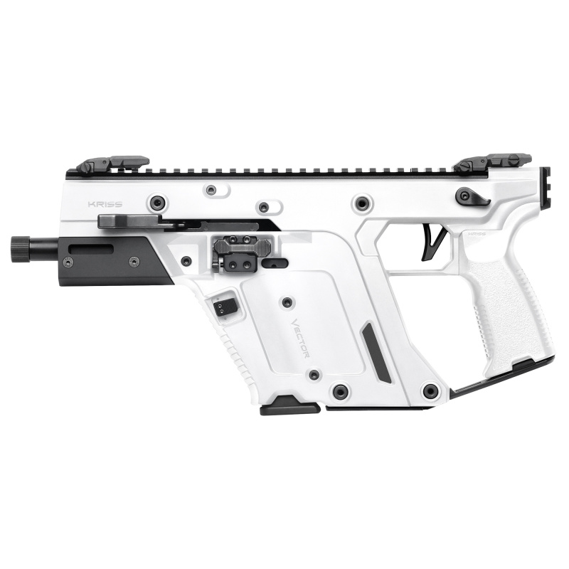 Vector SDP, Gen III, Semi-automatic Pistol, 45ACP, 5.5" Threaded Barrel, .578X28 Thread Pitch, Matte Finish, Alpine, Low-Profile Flipl-Up Sights, 1 Magazine, 30 Rounds KV45-3PAP00