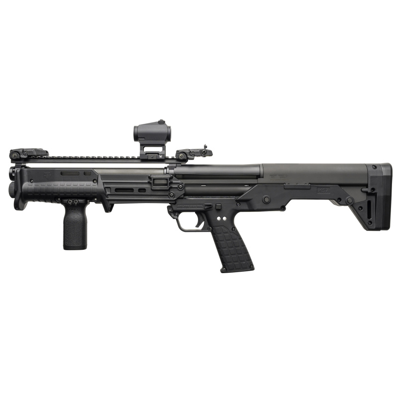 KS7 GEN 2 Defender, Pump Action Shotgun, 12 Gauge, 3" Chamber, 18.5" Barrel, Black, Synthetic Stock, 6 Rounds, Includes Vortex Crossfire Green Dot, Extended Butt Pad, Magpul RVG Vertical Grip, Aluminum Follower, and Magpul Flip Sights KS7BLKD-GEN2