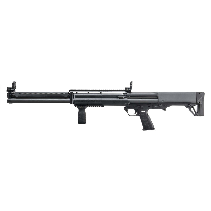 KSG-25, Pump Shotgun, 12Ga, 30.5" Barrel, Black Finish, Synthetic Stock, Magpul MBUS Front and Rear Flip Up Sights, Magpul RVG Rail Vertical Grip KSG25BLK