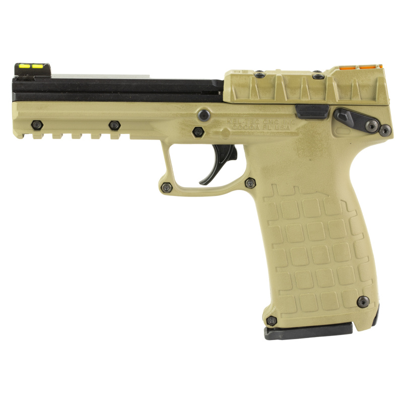 PMR 30, Single Action, Hammer Fired, Semi-automatic, Polymer Frame Pistol, Full Size, .22 WMR, 4.3" Barrel, Matte Finish, Tan, Fiber Optic Sights, 10 Rounds, 1 Magazine PMR30TAN10