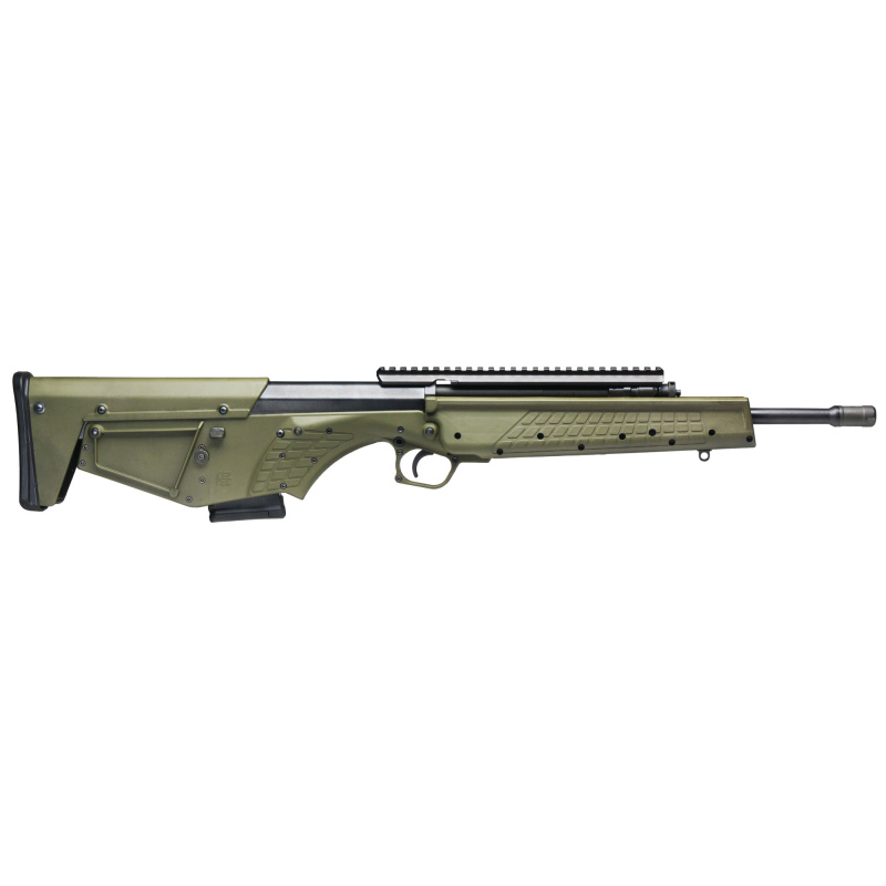 Rifle Downward-eject Bullpup, Semi-automatic, 223 Rem/556NATO, 20.5" Barrel, Green Finish, Fixed Stock, 10Rd RDBCGRN