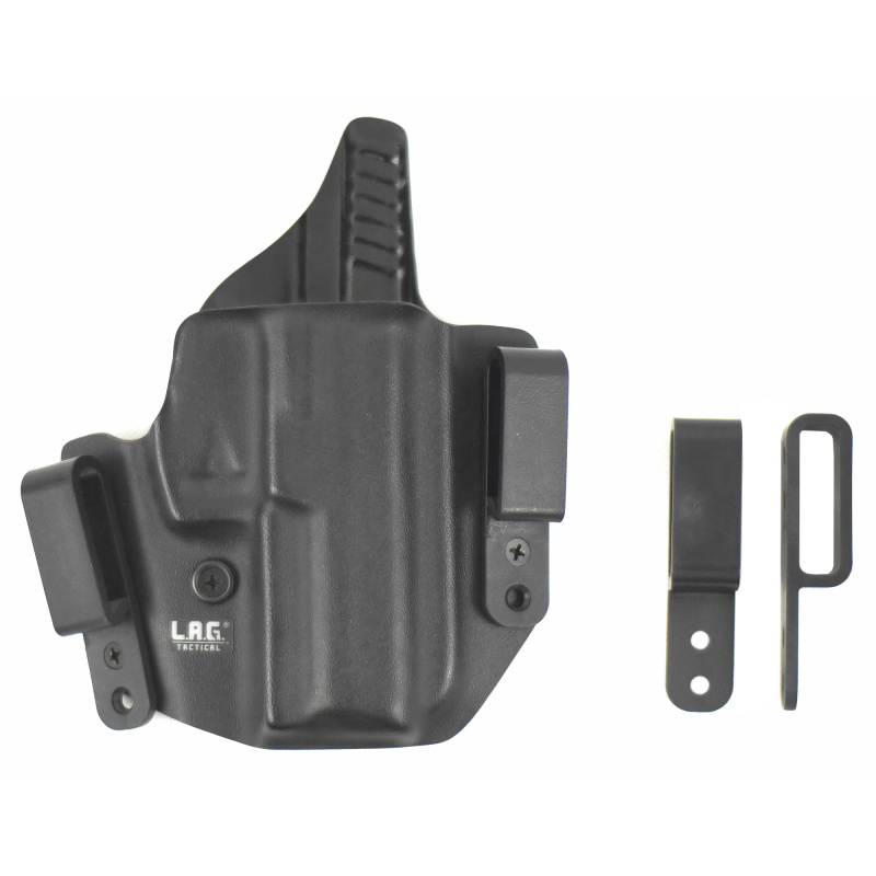 L.A.G. Defender, Inside the Waistband Holster, Fits Springfield Hellcat Pro, Kydex, Matte Finish, Black, Right Hand 3057