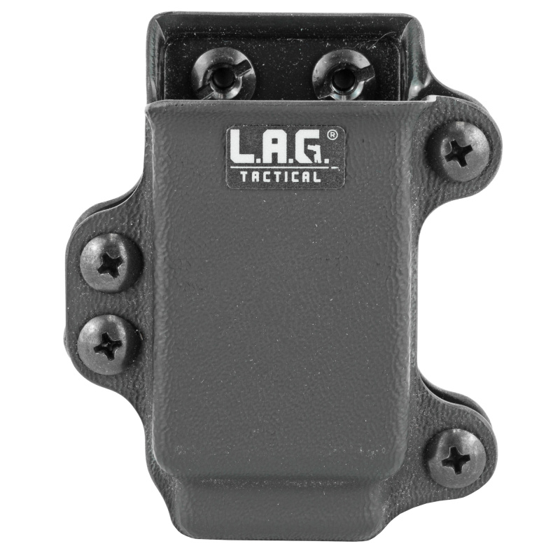Single Pistol Magazine Carrier, Fits All Double Stack 45/10mm Magazines, Kydex, Black Finish 34002