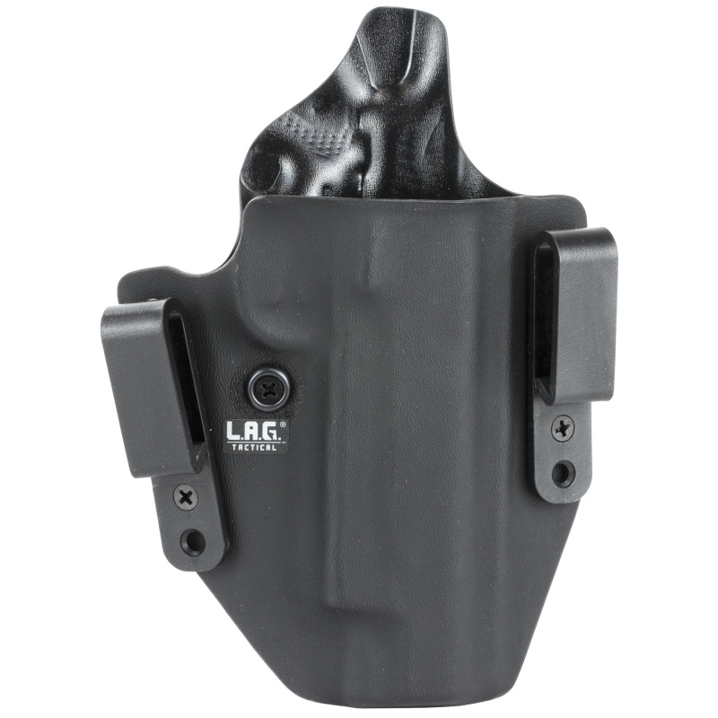 Defender Series, OWB/IWB Holster, Fits 1911 w/ Rail, 5" Barrel, Kydex, Right Hand, Black Finish 6004