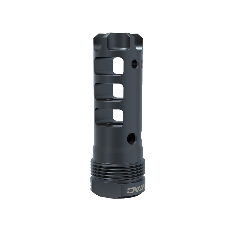 Dragon Muzzle Brake, 223 Remington/556NATO, 1/2X28 Thread Pitch, Plan B Compatible, QPQ Finish, Black, Full Length DGN556B-PBL