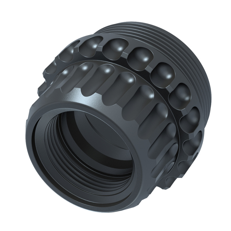 Adaptable Core, Titanium Plan B HUB Adapter, 1.375X24 Thread Pitch, QPQ Finish, Black HUB-ADC-PB-1375-TI