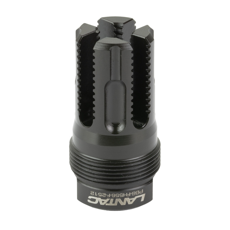 Lamprey, Plan B Hub Mount Flash Hider, 556NATO, Threaded 1/2X28, QPQ Finish, Black, Short LAM-556FH-PBS