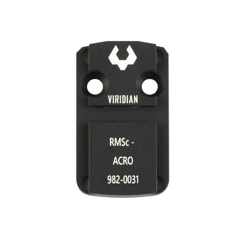 RMSc Adaptor Plate, Fits RFX Green Dot, Black 982-0031