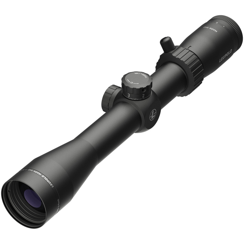 Mark 3HD, Rifle Scope, 3-9X40mm, 30mm Maintube, Matte Black, MilDot Reticle 180665