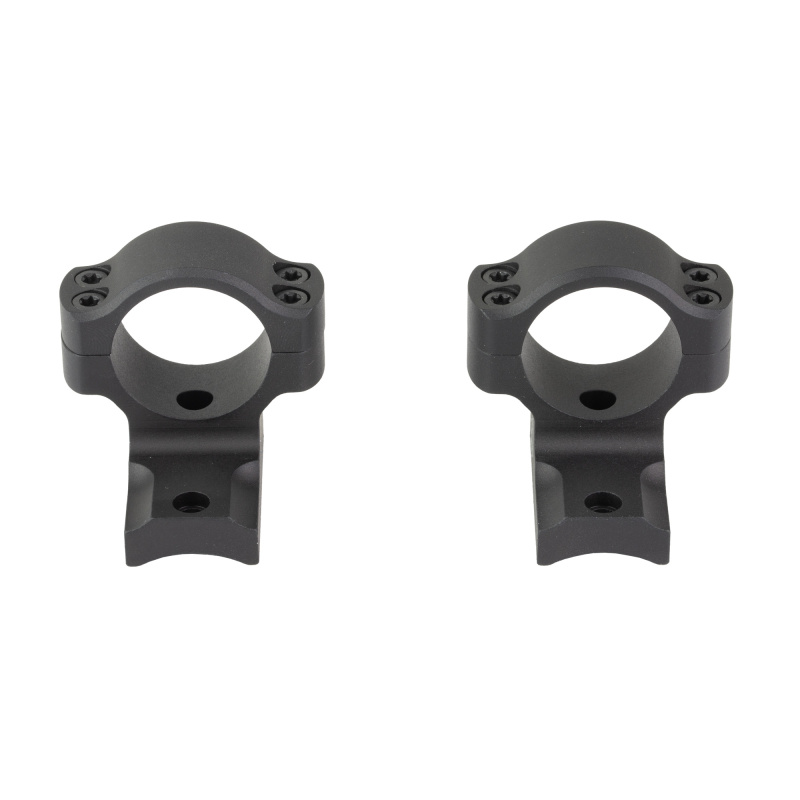 BackCountry, Rings, 1" Medium, 2 Piece, Fits Savage 10/110 Round Receivers, Matte Finish, Black 187352
