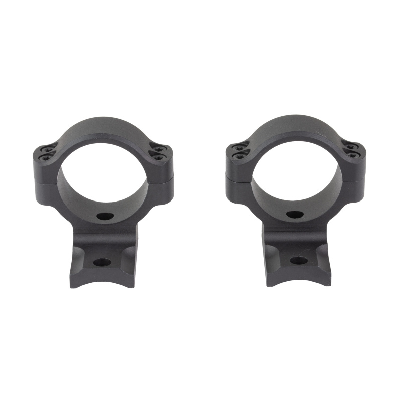 BackCountry, Rings, 30mm Medium, 2 Piece, Fits Savage 10/110 Round Receivers, Matte Finish, Black 187354