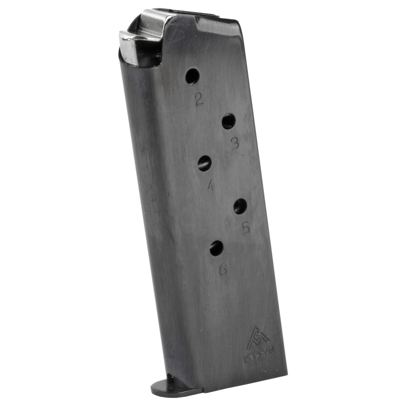 Magazine for 1911 Officer .45ACP 6 Round Blue