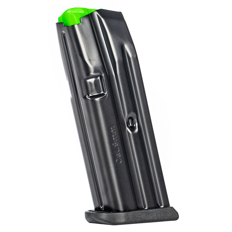 Magazine, 9MM, 10 Rounds, Fits GLOCK 19, Anti-Friction Coating, Black MGG191000A