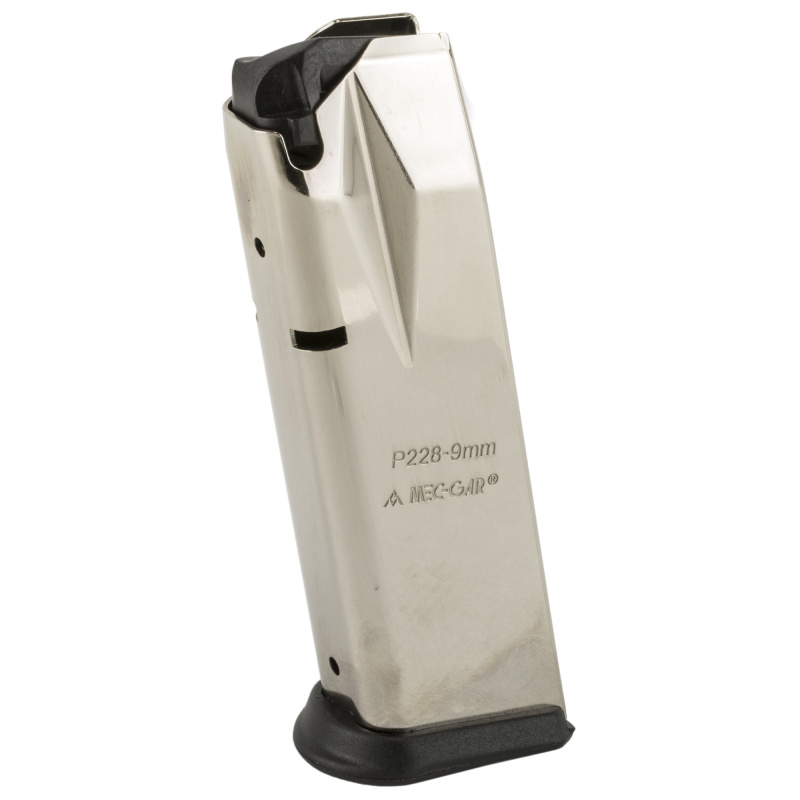Magazine, 9MM, 15Rd, Fits Sig P228, Nickel MGP22815N
