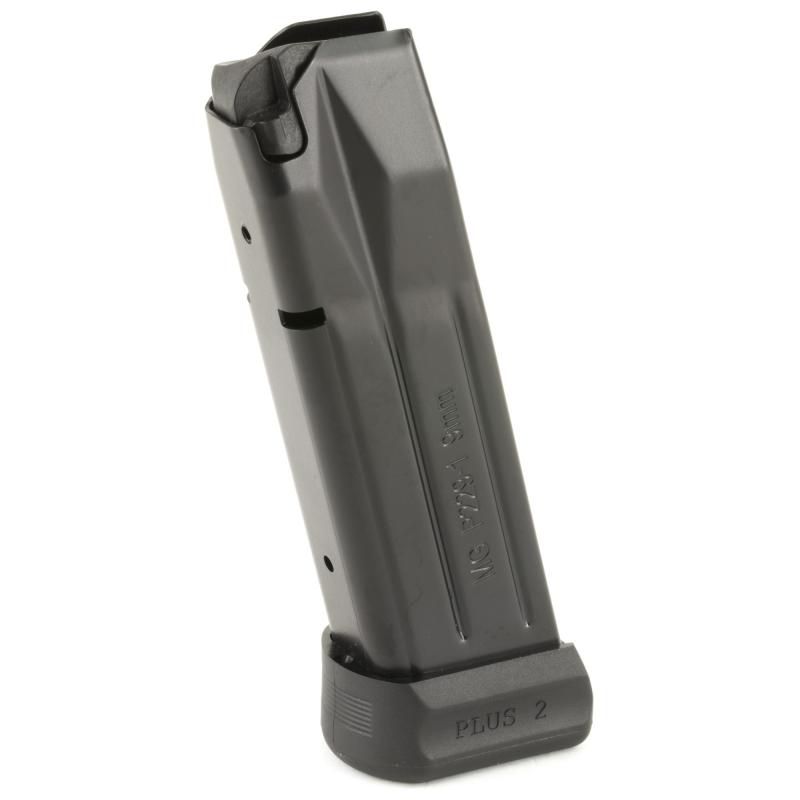 Magazine For Newer Sig P229 and P229 E2 Pistols with Wider Tapered P229-1 Magazine 9mm 17 Round Extended Anti-Friction Coat