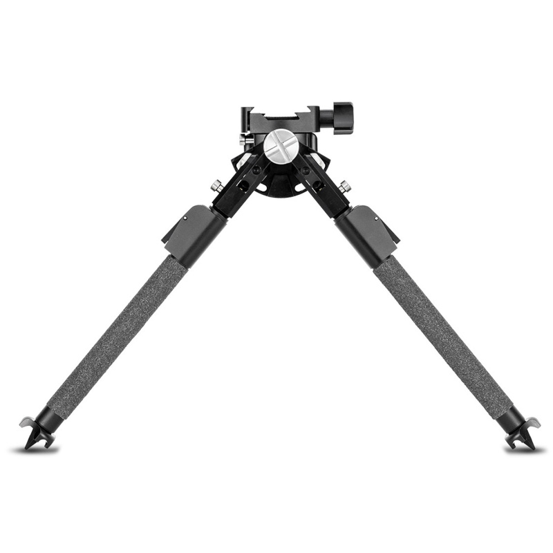CKYE-Pod Gen3, Single Pull Legs, Height Adjustable 6"-15", Quick Detach ARCA/Picatinny Mount, Spiked Feet, Hard Coat Anodized Finish, Black 114100-BLK