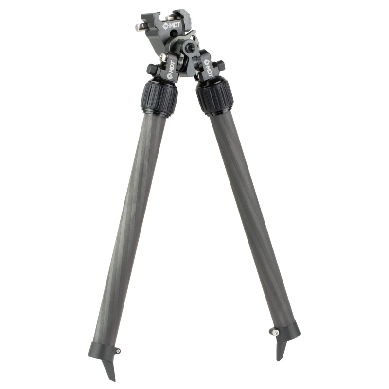 Mountain Bipod, Carbon Fiber Legs, Aluminum & Titanium Construction, Fits Picatinny, Black 114703-BLK