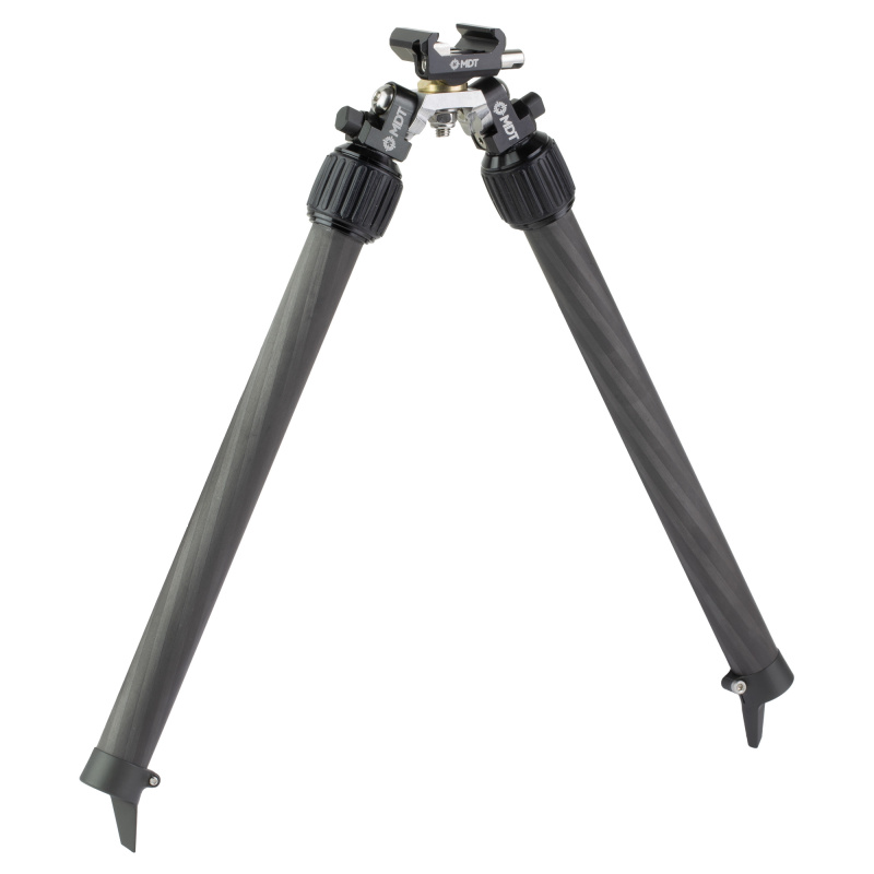 Backcountry Bipod, Carbon Fiber Legs, Aluminum & Titanium Construction, Fits Picatinny, Black 114770-BLK